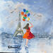 Painting Rêves sur Paris by Lallemand Yves | Painting Figurative Urban Acrylic