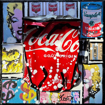 Pintura POP COKE (marylin) por Costa Sophie | Pintura