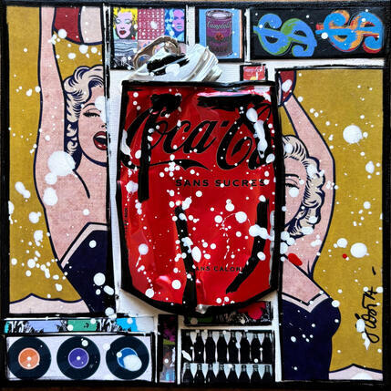 Pintura POP COKE por Costa Sophie | Pintura