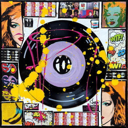 Pintura POP VINYLE (mauve) por Costa Sophie | Pintura