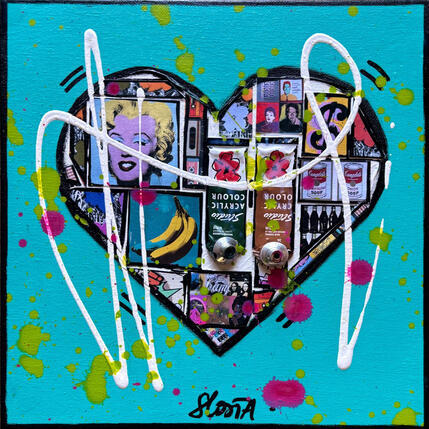 Pintura POP HE(art) por Costa Sophie | Pintura