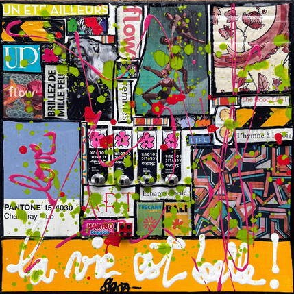 Pintura La vie est belle !(love) por Costa Sophie | Pintura