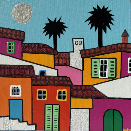 Peinture Au soleil 1 par Lovisa | Tableau