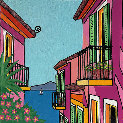 Painting Jolie vue by Lovisa | Painting