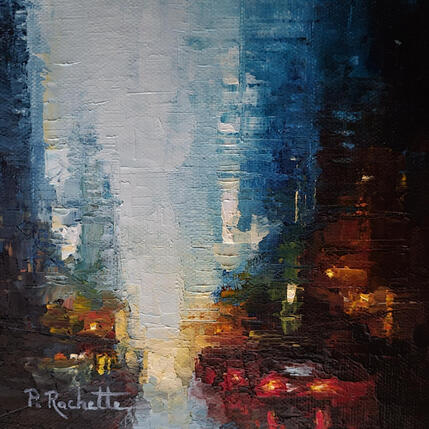 Painting L'heure bleue by Rochette Patrice | Painting