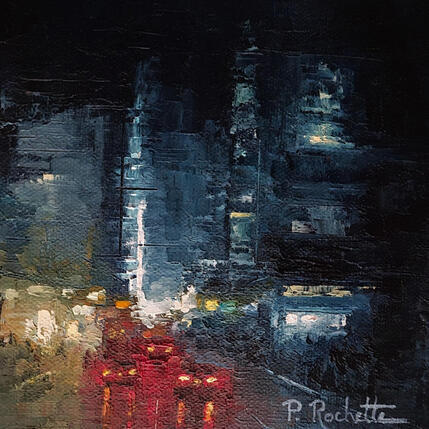 Painting A night on the town by Rochette Patrice | Painting