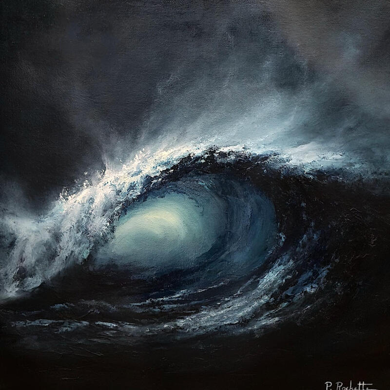 Painting Le souffle des embruns by Rochette Patrice | Painting Figurative Marine Oil