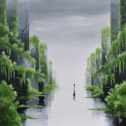 Painting Le secret de la Terre by Galloro Maurizio | Painting