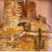 Painting Quiet Coyote by Maury Hervé | Painting Raw art Animals