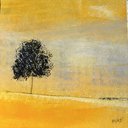 Peinture un ciel ouvert par Escolier Odile | Tableau Figuratif Acrylique Nature, Paysages