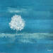 Peinture Un arbre pour tenir le ciel par Escolier Odile | Tableau Figuratif Paysages Nature Minimaliste Acrylique