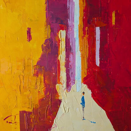 Painting C'est chaud by Tomàs | Painting
