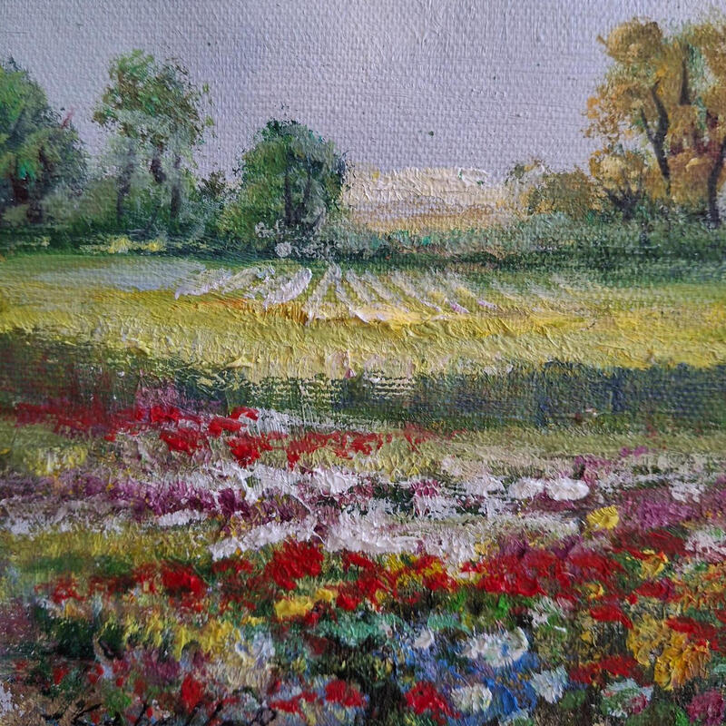 Pintura Resurgir la primavera por Cabello Ruiz Jose | Pintura Figurativo Paisajes Aceite