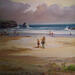 Pintura Regreso de pescar por Cabello Ruiz Jose | Pintura Figurativo Marine Aceite