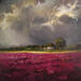 Painting Paisaje con tormenta by Cabello Ruiz Jose | Painting Figurative Landscapes Oil