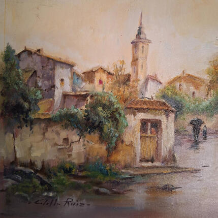 Pintura Rincon tipico por Cabello Ruiz Jose | Pintura