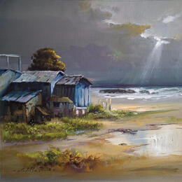 Painting Relax despues de la tormente by Cabello Ruiz Jose | Painting