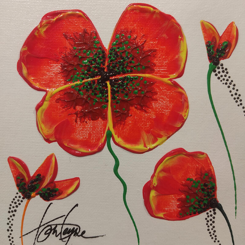 Peinture Un poème par Fonteyne David | Tableau Figuratif Acrylique