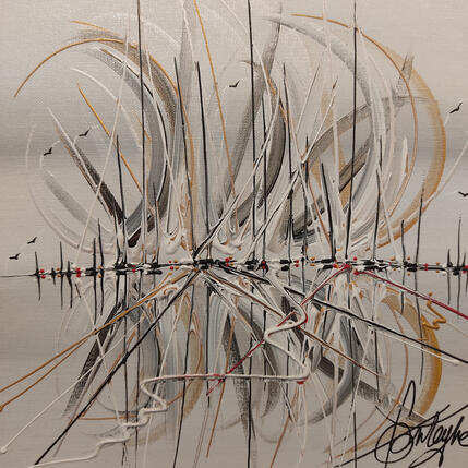 Peinture D'or et d'argent par Fonteyne David | Tableau Figuratif Acrylique