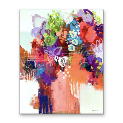 Peinture Crazy flowers par Ottenjann Andrea | Tableau