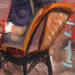 Painting Espoirs by Ral Lourdes | Painting Figurative Life style Wood Acrylic