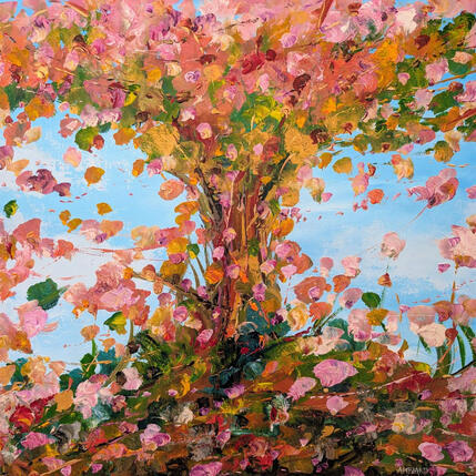 Pintura Arbre de vie por Amblard Florence | Pintura