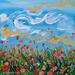 Painting Un bel été by Amblard Florence | Painting Impressionism Landscapes Nature Acrylic