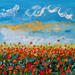 Painting La brise du matin by Amblard Florence | Painting Landscapes Nature Acrylic