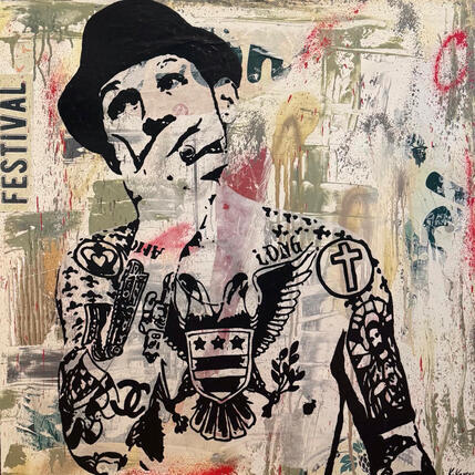 Pintura Hipster por Kikayou | Pintura