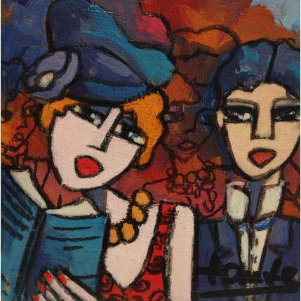 Pintura Toi, moi et les autres por Fauve | Pintura