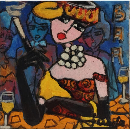 Peinture Chic par Fauve | Tableau Figuratif Acrylique, Huile Scènes de vie