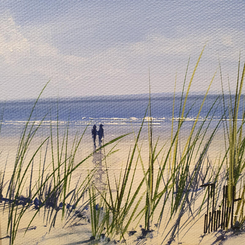 Painting A nos moments doux by Guillet Jerome | Painting Figurative Oil