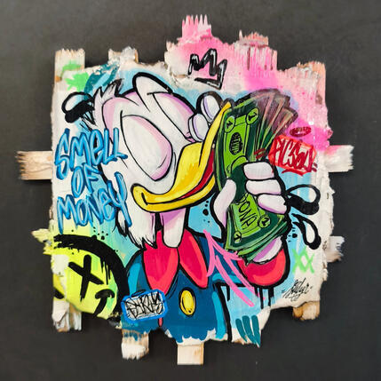 Peinture Picsou smell of money  par Sufyr | Tableau