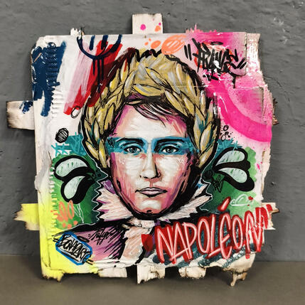 Painting Napoléon by Sufyr | Painting Street art Graffiti, Posca Pop icons