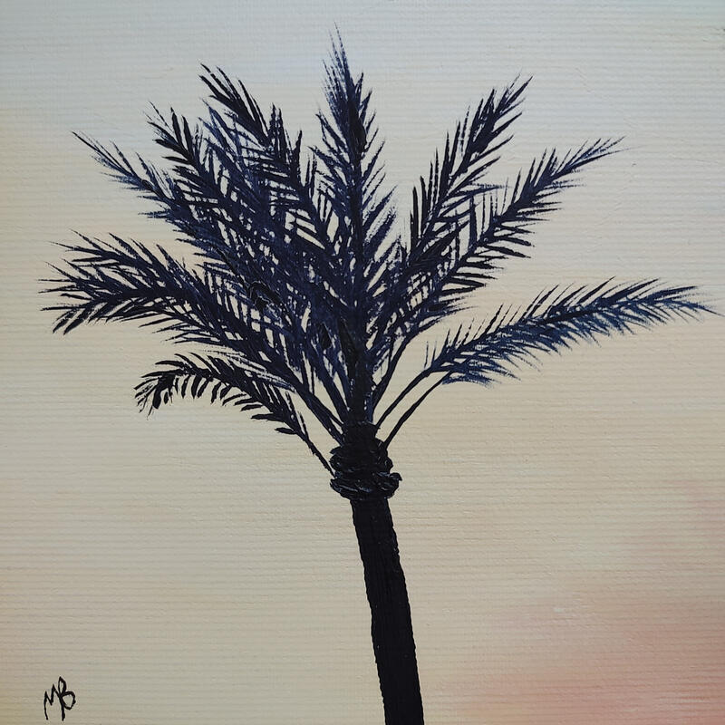 Gemälde Rêve von Blandin Magali | Gemälde Figurativ Landschaften Acryl