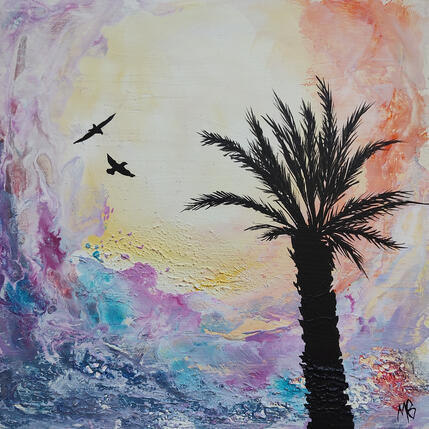 Peinture Lumière d'été par Blandin Magali | Tableau