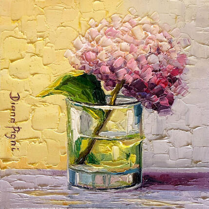 Painting Morning Hydrangeas by Pigni Diana | Painting