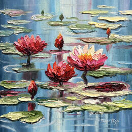 Peinture Echoes of Giverny par Pigni Diana | Tableau