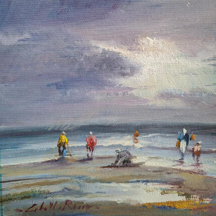 Painting Regreso by Cabello Ruiz Jose | Painting Figurative Oil Marine