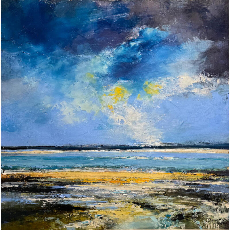 Painting L'appel de la mer by Dessein Pierre | Painting Figurative Oil