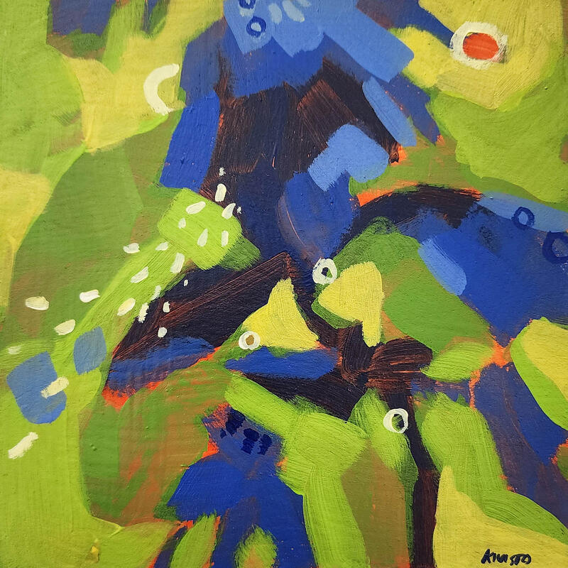Painting Fever Dream Flora by Kivisto Jamie | Painting