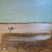 Painting Barque sur l’étang by Mahieu Bertrand | Painting Figurative Landscapes Metal