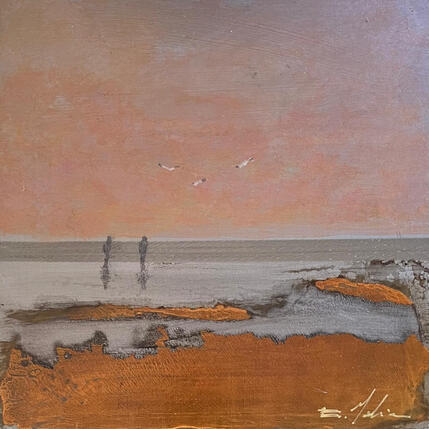 Gemälde Coucher de soleil von Mahieu Bertrand | Gemälde