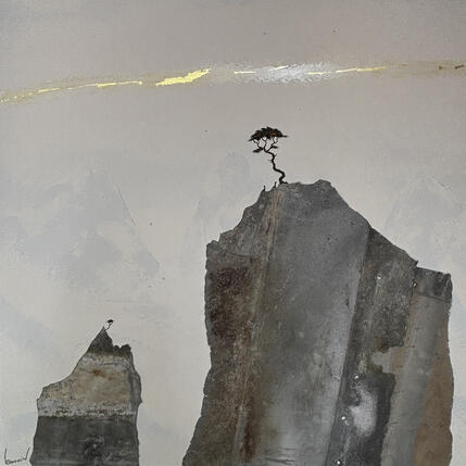 Painting Les grands espaces by Lemonnier | Painting Subject matter Acrylic, Zinc Landscapes