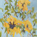 Painting Trailside Sunflowers by Carrillo Cindy | Painting Figurative Landscapes Oil
