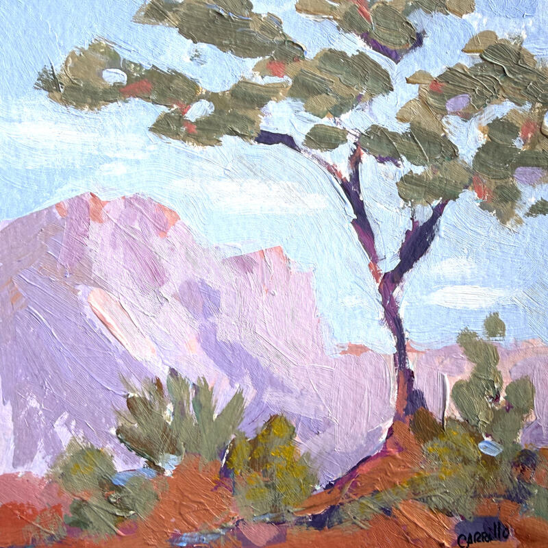 Painting F1 Take it All In by Carrillo Cindy | Painting Impressionism Landscapes Acrylic