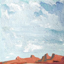 Peinture F1 The Old West par Carrillo Cindy  | Tableau Impressionnisme Acrylique Paysages