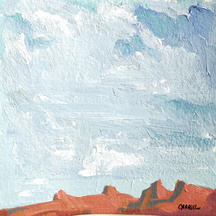 Painting F1 The Old West by Carrillo Cindy | Painting Impressionism Acrylic Landscapes