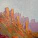 Painting Peaceful Vibe by Carrillo Cindy | Painting Figurative Landscapes Oil