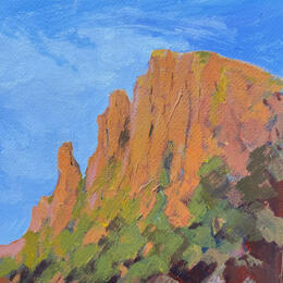 Painting Take  a Moment by Carrillo Cindy  | Painting Impressionism Acrylic Landscapes